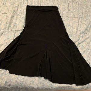 Black Pencil Style Skirt
